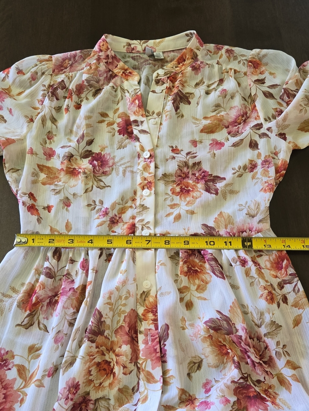 Ever New Sheer Floral Maxi Dress Size - Picture 7 of 9